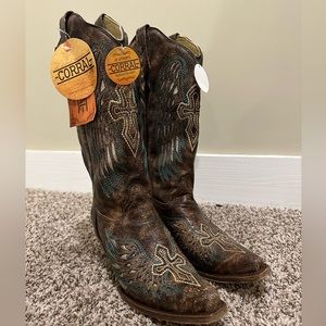 Corral Women’s Wing & Cross Inlay Western Boots